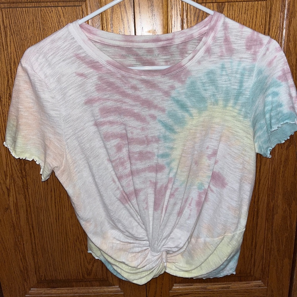 american eagle short sleeve tie dye shirt